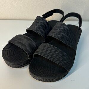 Reef Water Vista Slingback Size 9 Black